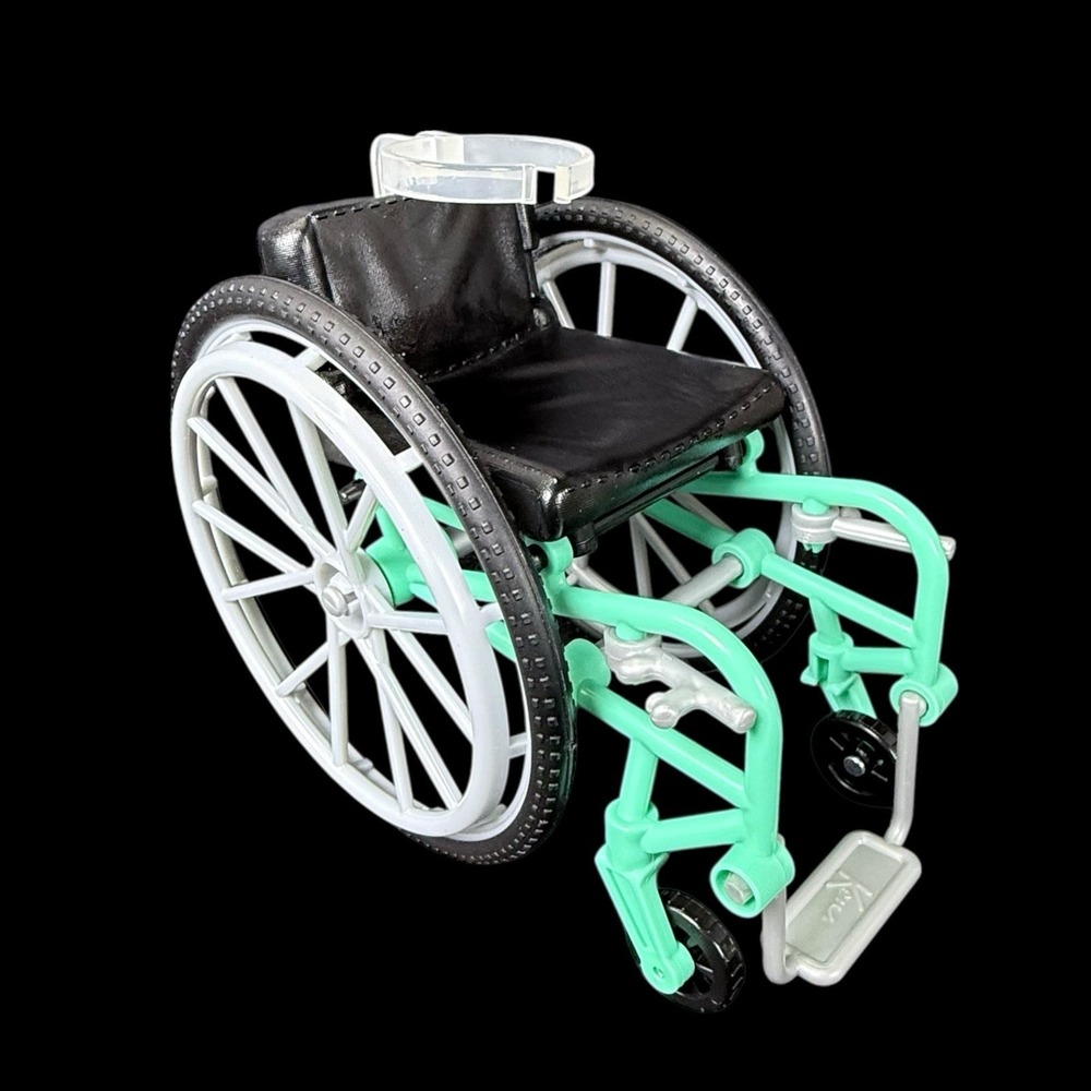 Ken Doll Wheelchair Toy‎ 5" w Brake Locks Barbie Accessory